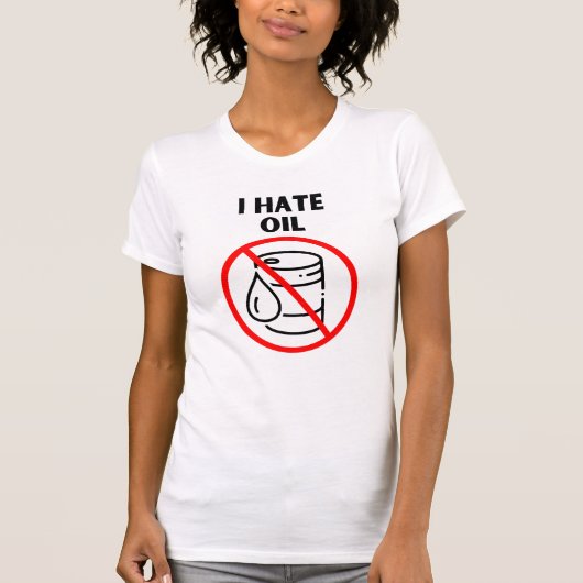 私は油 Tシャツ (正面)
