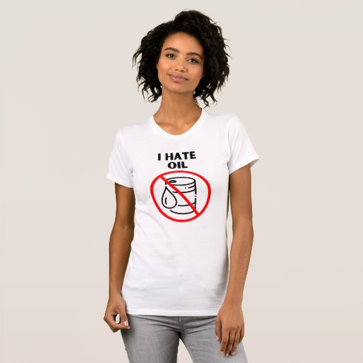 私は油 Tシャツ (正面フル)