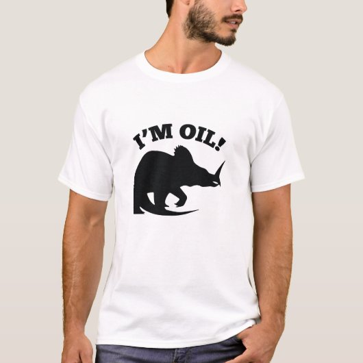 私は油! Tシャツ (正面)