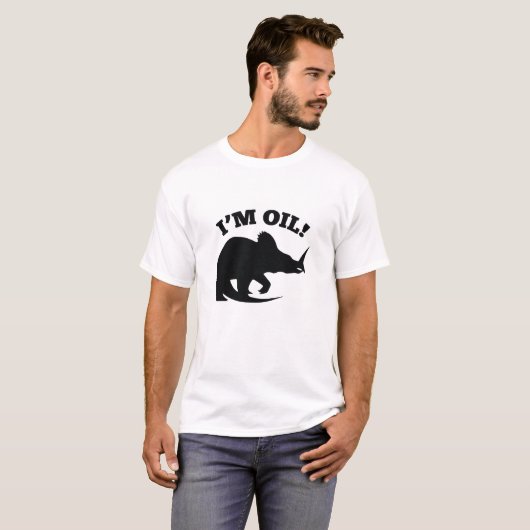 私は油! Tシャツ (正面フル)