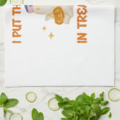 私は治療をトリートメントレトロおもしろいナース医師に入れる キッチンタオル (折り畳み)