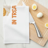 私は治療をトリートメントレトロおもしろいナース医師に入れる キッチンタオル (四つ折り)