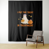 私は治療をトリートメントレトロおもしろいナース医師に入れる タペストリー (インサイチュ)