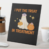 私は治療をトリートメントレトロおもしろいナース医師に入れる 台座サイン (インサイチュ)