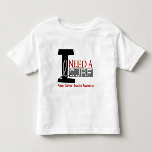 私は治療1の糖尿病のTシャツを必要とします トドラーTシャツ