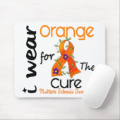 私は治療43 MSの多発性硬化のためのオレンジを身に着けています マウスパッド (マウス)