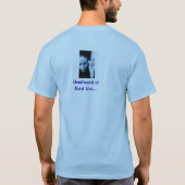 「私は泌乳させます!」 人のTシャツ Tシャツ (裏面)