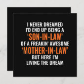 私は法律の息子になるとは夢にも思わなかった シーズンカード (正面/裏面)