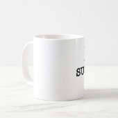 私は波の石を愛します コーヒーマグカップ (正面左)
