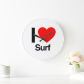 私は波を愛します ラージ壁時計 (ホーム)