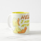 私は注意を必要とします ツートーンマグカップ (正面左)