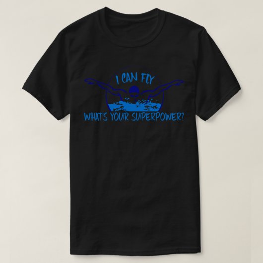 私は泳いで飛べる Tシャツ (デザイン正面)