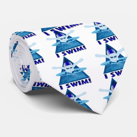 私は泳ぎます ネクタイ (ロール)