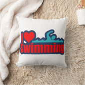 私は泳ぐことを愛します クッション (ブランケット)
