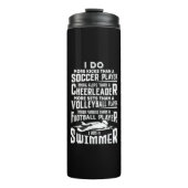 私は泳ぐ人プーおもしろいルの水泳好きの贈り物 タンブラー (正面)