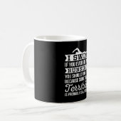 私は泳ぐ人 コーヒーマグカップ (正面左)