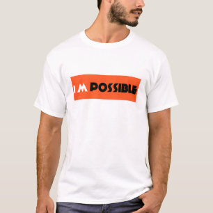 私は活字のTシャツと女男性へが出来る Tシャツ