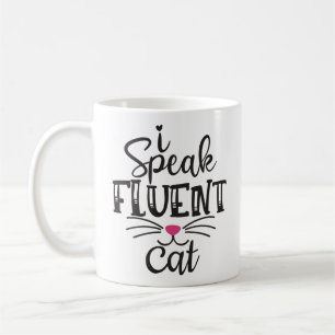 私は流ち話ょうな猫ユーモアのあるです コーヒーマグカップ