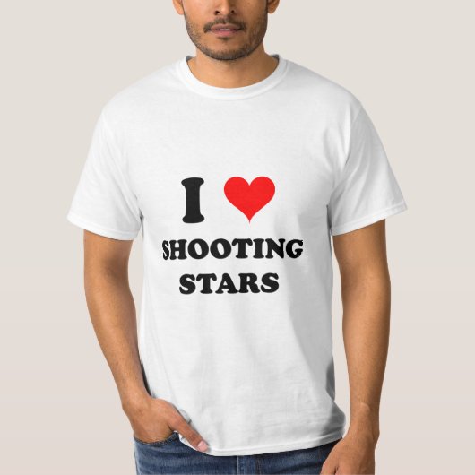 私は流星を愛します Tシャツ (正面)