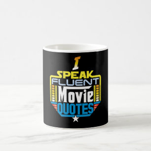 私は流暢な映画引用文のマグを話します コーヒーマグカップ