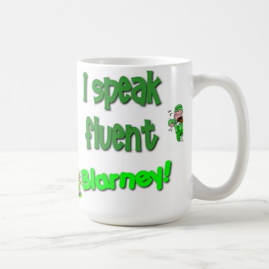 私は流暢なBlarneyのマグを話します コーヒーマグカップ (右)