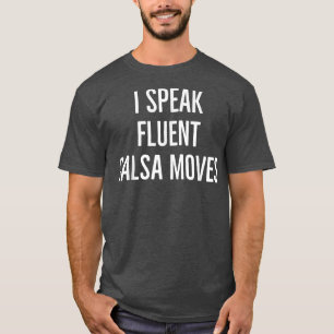 私は流話ちょうなサルサダンス音楽ベリーダンスを移動 Tシャツ