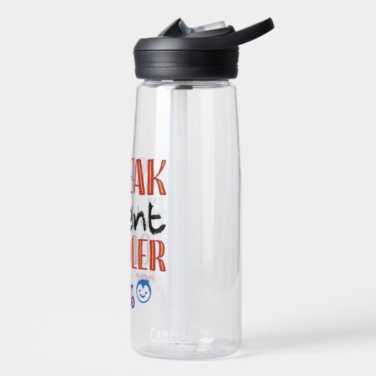 私は流話ちょうな幼児デイケア先生 ウォーターボトル (左面)