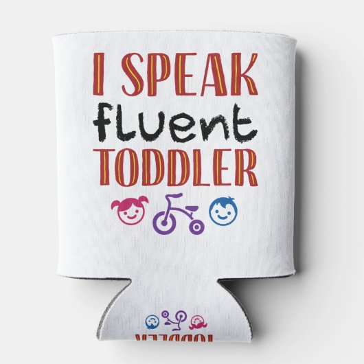 私は流話ちょうな幼児デイケア先生 缶クーラー (裏面)