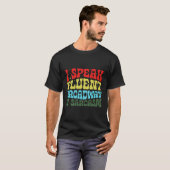 私は流話流なブロードウェイと皮肉 Tシャツ (正面フル)