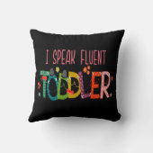 私は流話流な幼児 – ママ、デイケア先生ギフト クッション (裏面)