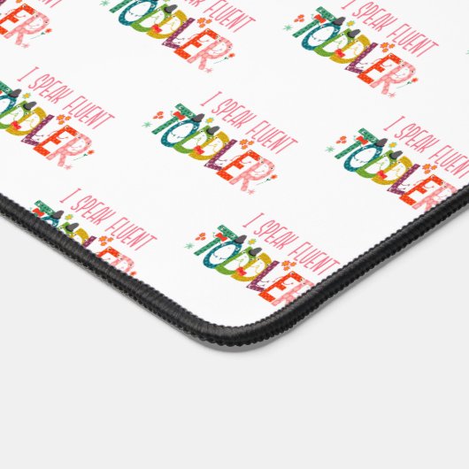 私は流話流な幼児 – ママ、デイケア先生ギフト デスクマット (コーナー)