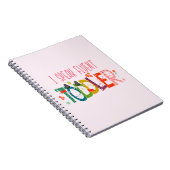 私は流話流な幼児 – ママ、デイケア先生ギフト ノートブック (右側)