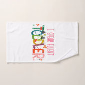 私は流話流な幼児 – ママ、デイケア先生ギフト バスタオルセット (ハンドタオル)