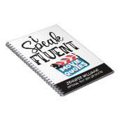 私は流話流な映画の引用文おもしろいのクラッパーボード ノートブック (右側)