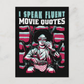 私は流話流な映画引用文 ポストカード (正面)