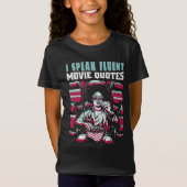 私は流話流な映画引用文 Tシャツ (正面)