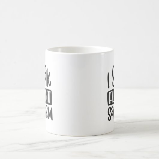 私は流話流な皮肉マグ コーヒーマグカップ (中央)