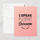 私は流話流な皮肉 ポストカード (正面/裏面)