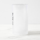 私は流話流な車の引用文 フロストグラスビールジョッキ (中央)