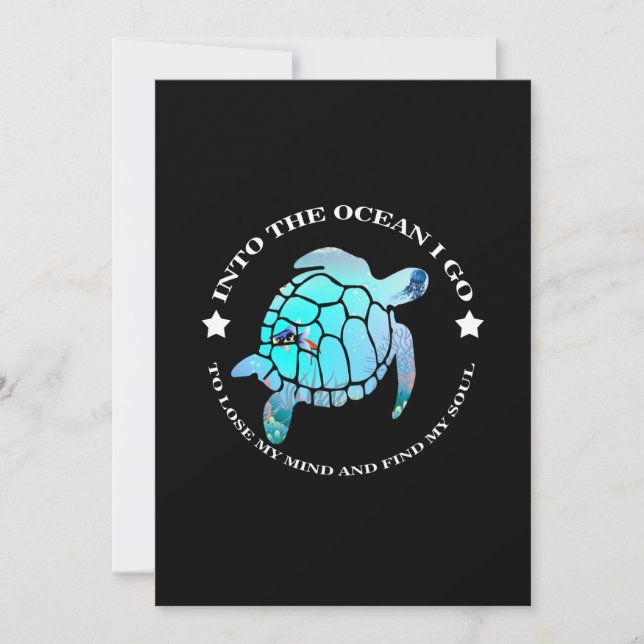 私は海に私の心を失い、私の魂を見つけるために行く (正面)