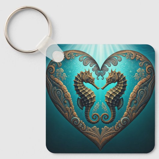 私は海キーチェーンが大好き キーホルダー (正面)