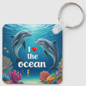 私は海キーチェーンが大好き キーホルダー (裏面)