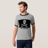 私は海賊です! Tシャツ (正面フル)