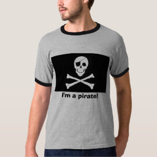 私は海賊です! Tシャツ