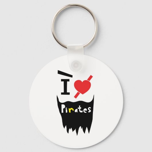 私は海賊を愛している キーホルダー (正面)