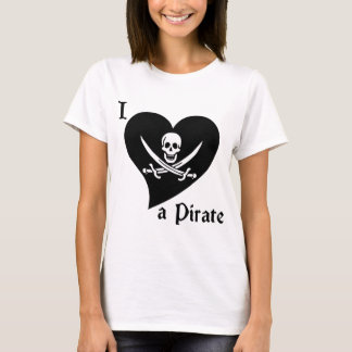 私は海賊を愛します Tシャツ