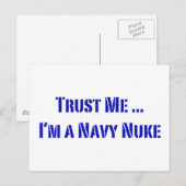 私は海軍ヌークだと信じて下さい ポストカード (正面/裏面)