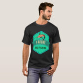 私は海釣りが大好き Tシャツ (正面フル)