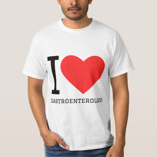 私は消化器学が好き Tシャツ (正面)
