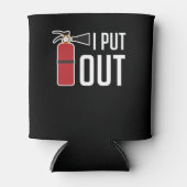 私は消防士の素敵なことわざギフトを出す 缶クーラー (正面)